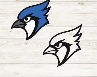 Bluejays svg Sports Team Logo SVG PNG, Bluejays Mascot Baseball, Basketball, Football, Bluejays t shirt Cricut Silhouette, Instant Download