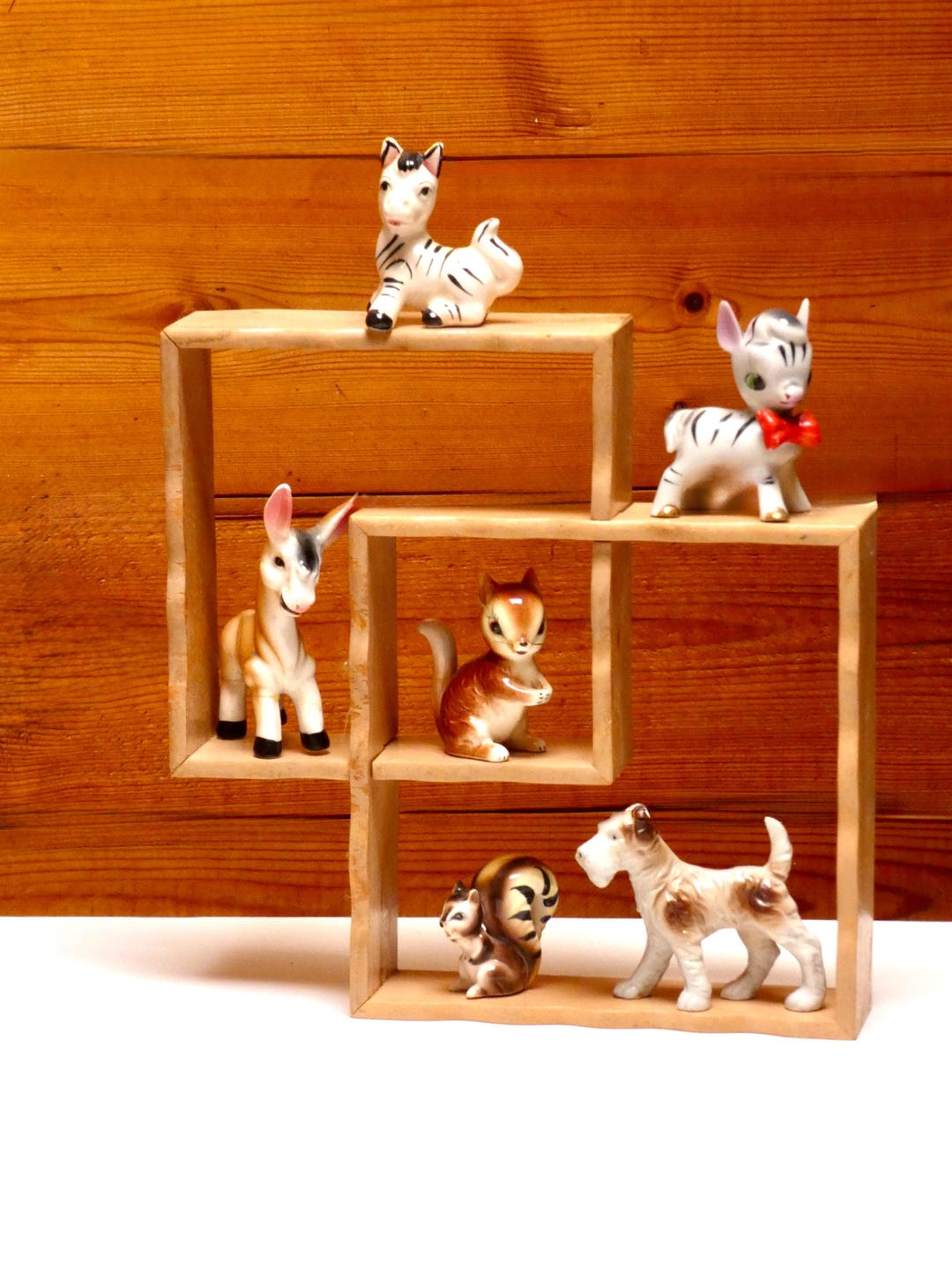 Vintage 1960 Wood Shadow Box Knick Knack Hanging Curio Shelf - Etsy ...