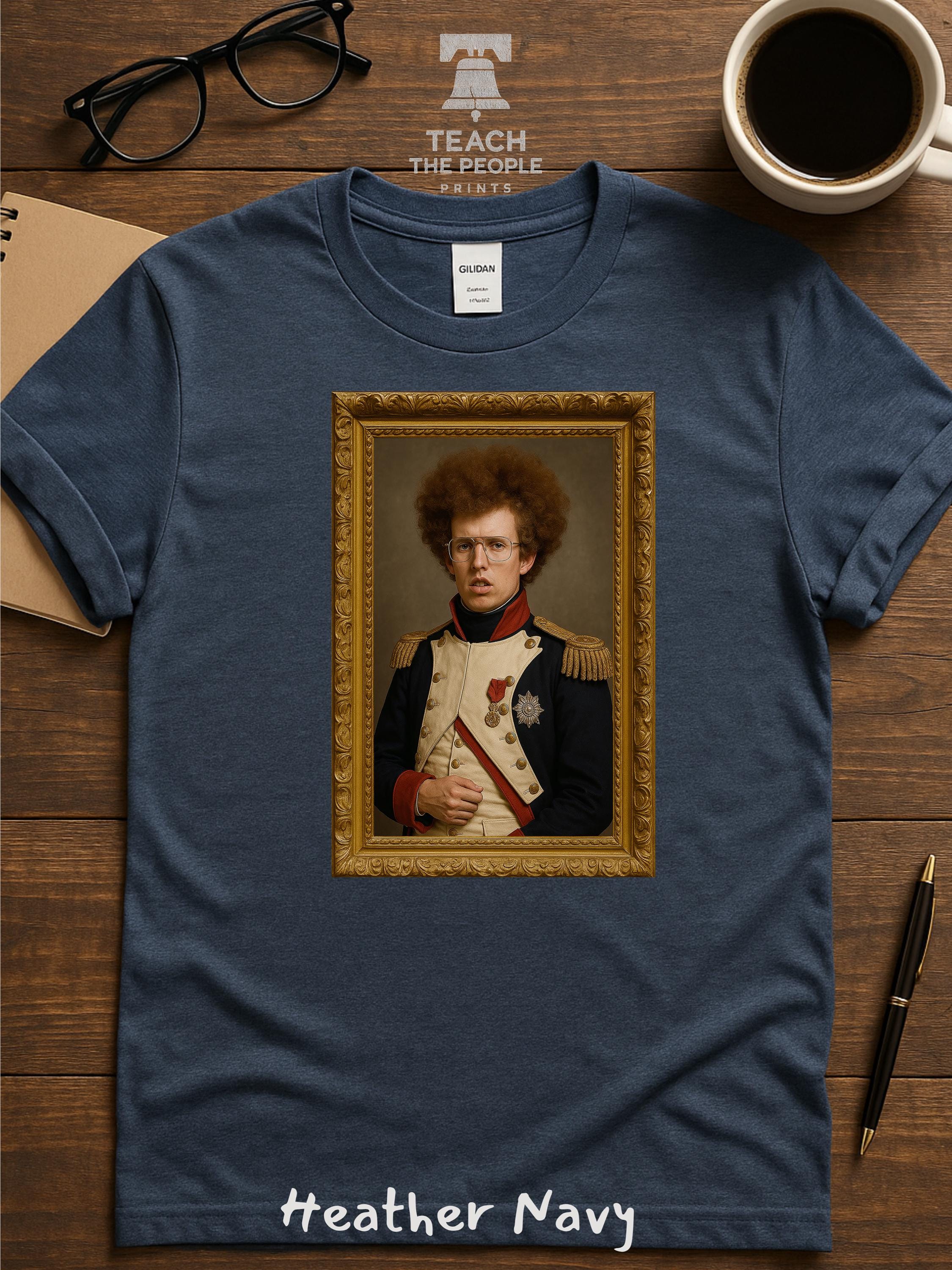 Napoleon Dynamite Art Black T-shirt – Napoleon Bonaparte Parady