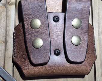 Double Mag Holder for 9mm, .40 and .45 Caliber Magazines.