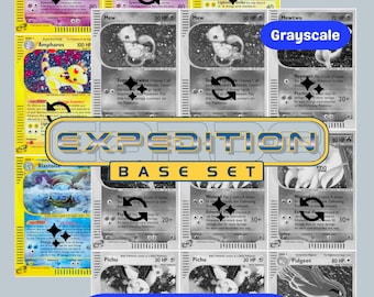 E-Card: Expedition Base Set Printable Master and Complete Set Binder Placeholders + Checklist (Digital Download)