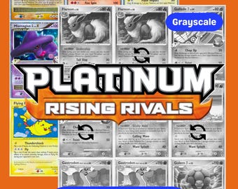 Platinum: Rising Rivals Printable Master and Complete Set Binder Placeholders + Checklist (Digital Download)