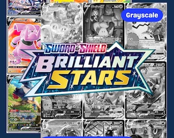 Pokemon Brilliant Stars Trading Cards | Complete Base Set of  Uncommon/common Pokemon TCG in a Pokeball Album - Etsy