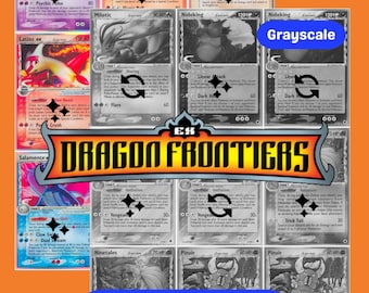 EX: Dragon Frontiers utskrivbar master och komplett set med pärmplatshållare + checklista (digital nedladdning)