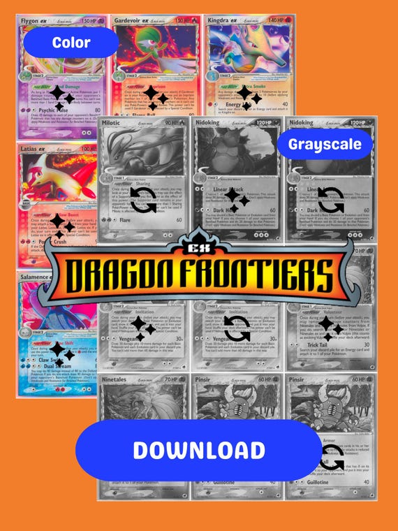EX: Dragon Frontiers Printable Master and Complete Set Binder Placeholders  + Checklist (digital Download) - Etsy Israel