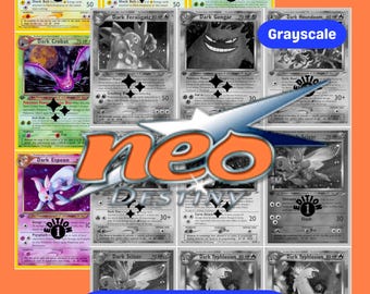 Pokmon Neo Destiny Master Set & Complete Set Tracker (includes Grayscale  Card Placeholders)  Neo Destiny Expansion  Pokmon Classic - Etsy