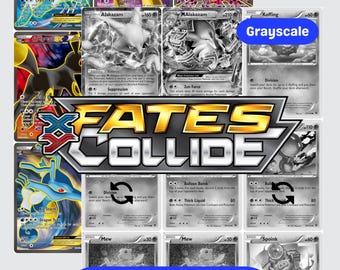 XY Fates Collide Pokmon Binder W/exact Number of Pages for Sets, Laminated  Cover, Spine and 9-pocket Sleeves for Master/complete Sets - Etsy