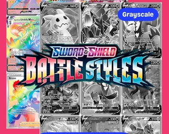 Sword & Shield: Battle Styles afdrukbare master en complete set tijdelijke aanduidingen map + checklist (digitale download)