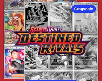 Scarlet & Violet: Destined Rivals Printable Master and Complete Set Binder Placeholders + Checklist (Digital Download)