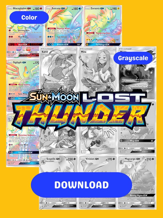 pokemon lost thunder card set Pokemon TCG: Sun & Moon - Lost Thunder
