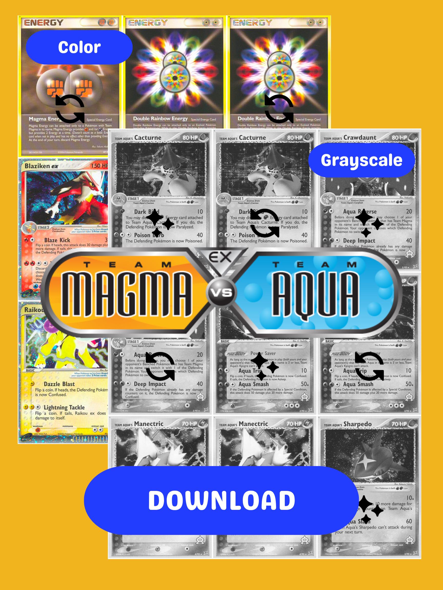 pokemon team magma vs team aqua card list Team Magma and Team Aqua collection! - Collecting