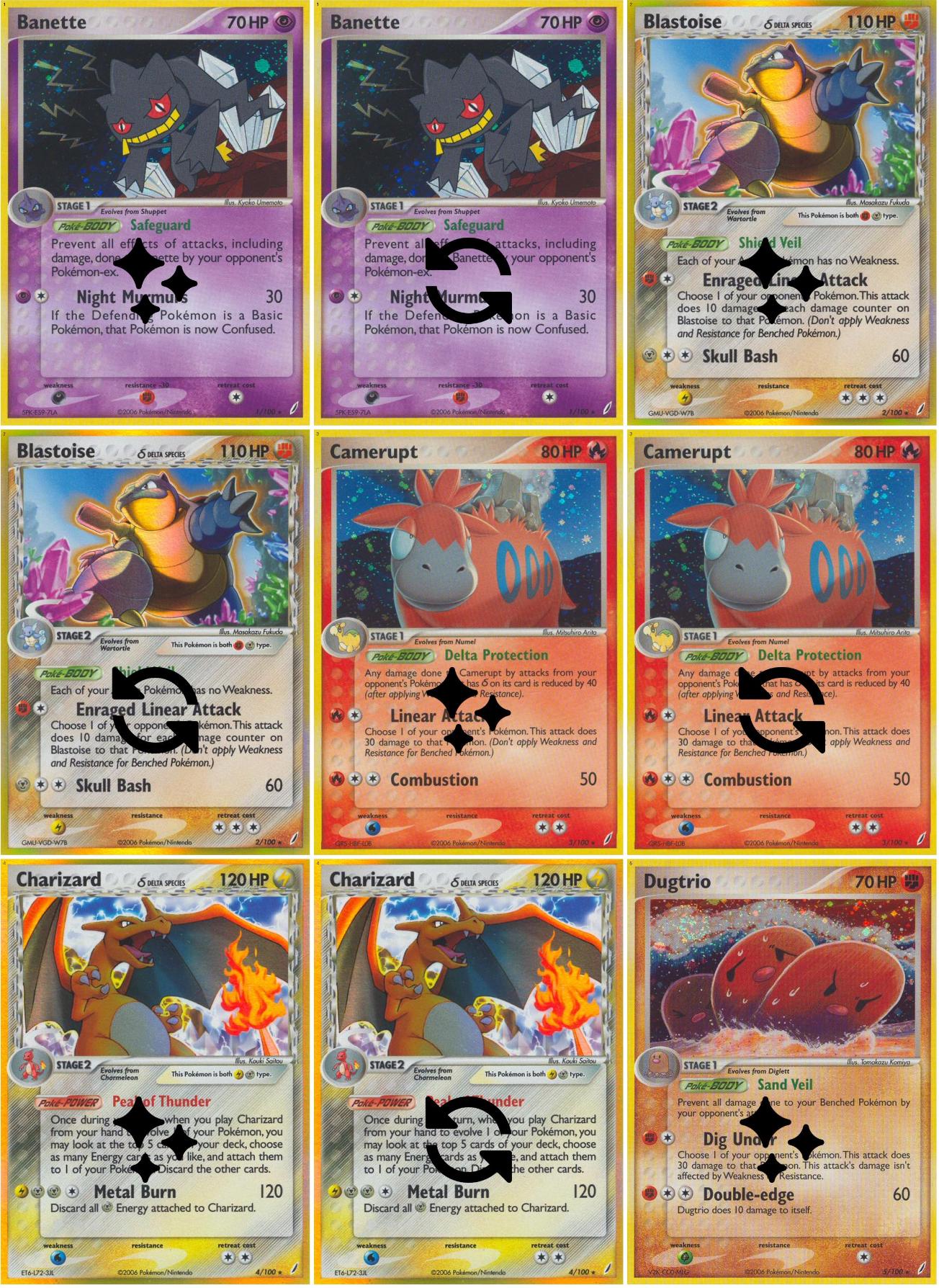 pokemon crystal guardians card list Pokemon Card EX Crystal Guardians Common/Uncommon single card Full List