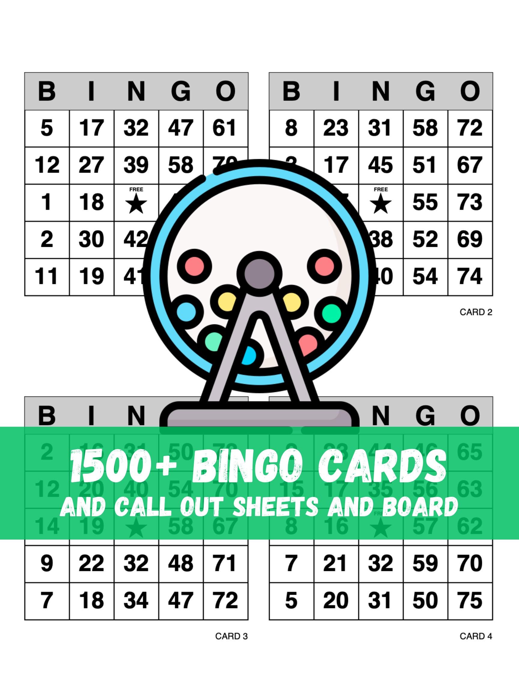 Blocchi Carta Bingo Arrow 6 Su 1, Bordo Nero, 50 Fogli, Nuovo