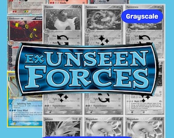 EX: Unseen Forces Printable Master and Complete Set Binder Placeholders + Checklist (Digital Download)