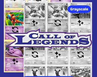 HeartGold & SoulSilver: Call of Legends Printable Master and Complete Set Binder Placeholders + Checklist (Digital Download)