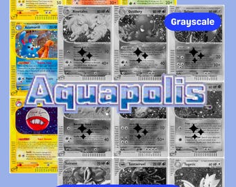 E-Card: Aquapolis Printable Master Set Platzhalter + Checkliste (Digitaler Download)