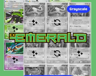EX: Emerald Printable Master and Complete Set Binder Placeholders + Checklist (Digital Download)