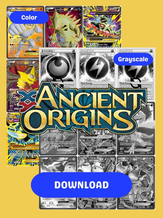 XY: Ancient Origins Printable Master and Complete Set Binder Placeholders + Checklist (Digital Download) XY: Ancient Origins Printable Master and Complete Set Binder Placeholders + Checklist (Digital Download)