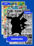 Choose Your Complete AND Master Set: Printable Placeholders + Checklist for any Pokemon or Trainer (English Edition)