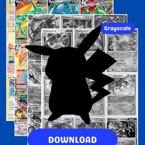 Choose Your Complete AND Master Set: Printable Placeholders + Checklist for any Pokemon or Trainer (English Edition)