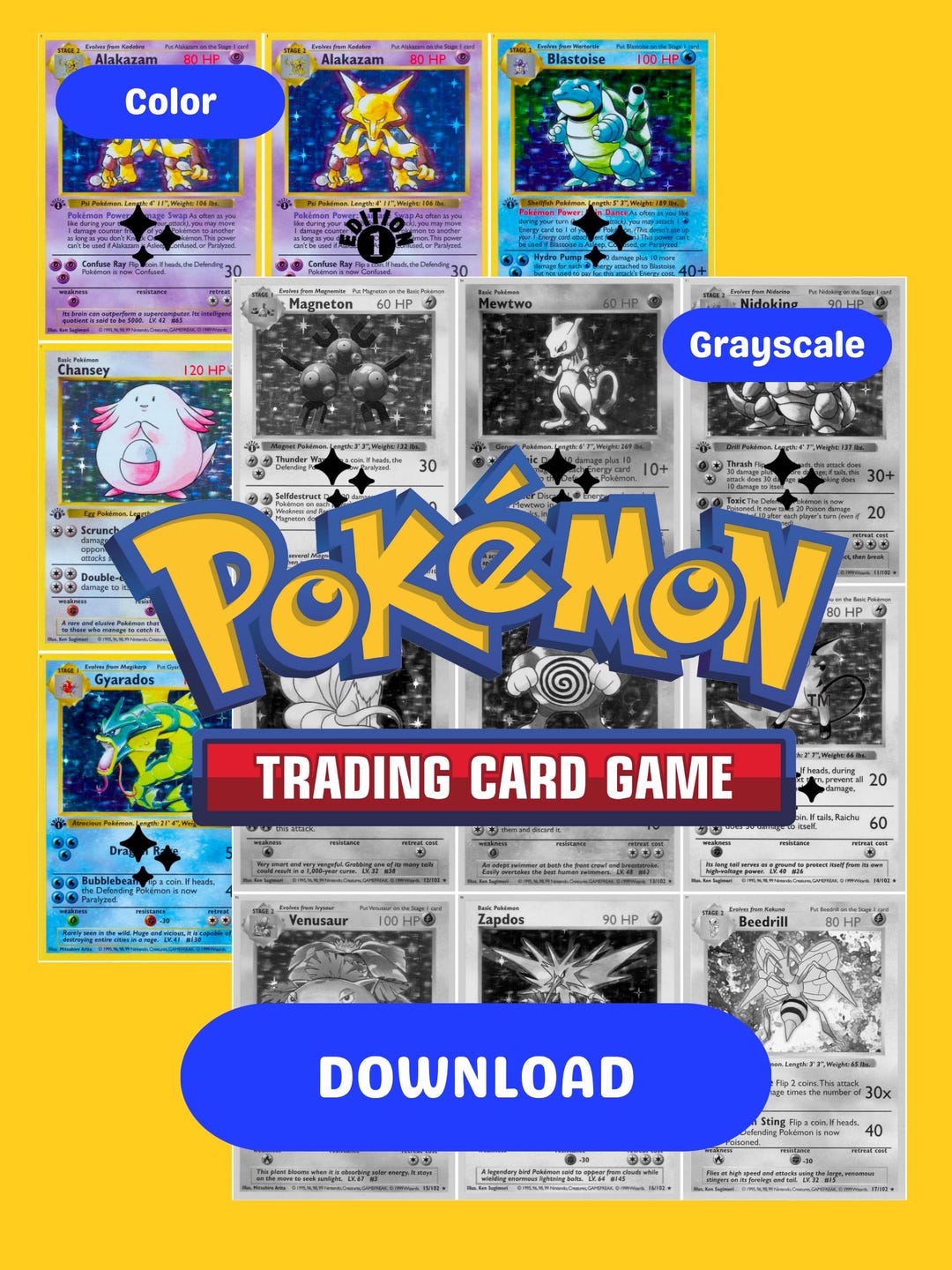 Base Set Printable Master and Complete Set Binder Placeholders ...