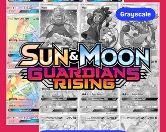 Sun & Moon: Guardians Rising Printable Master and Complete Set Binder Placeholders  + Checklist (Digital Download)