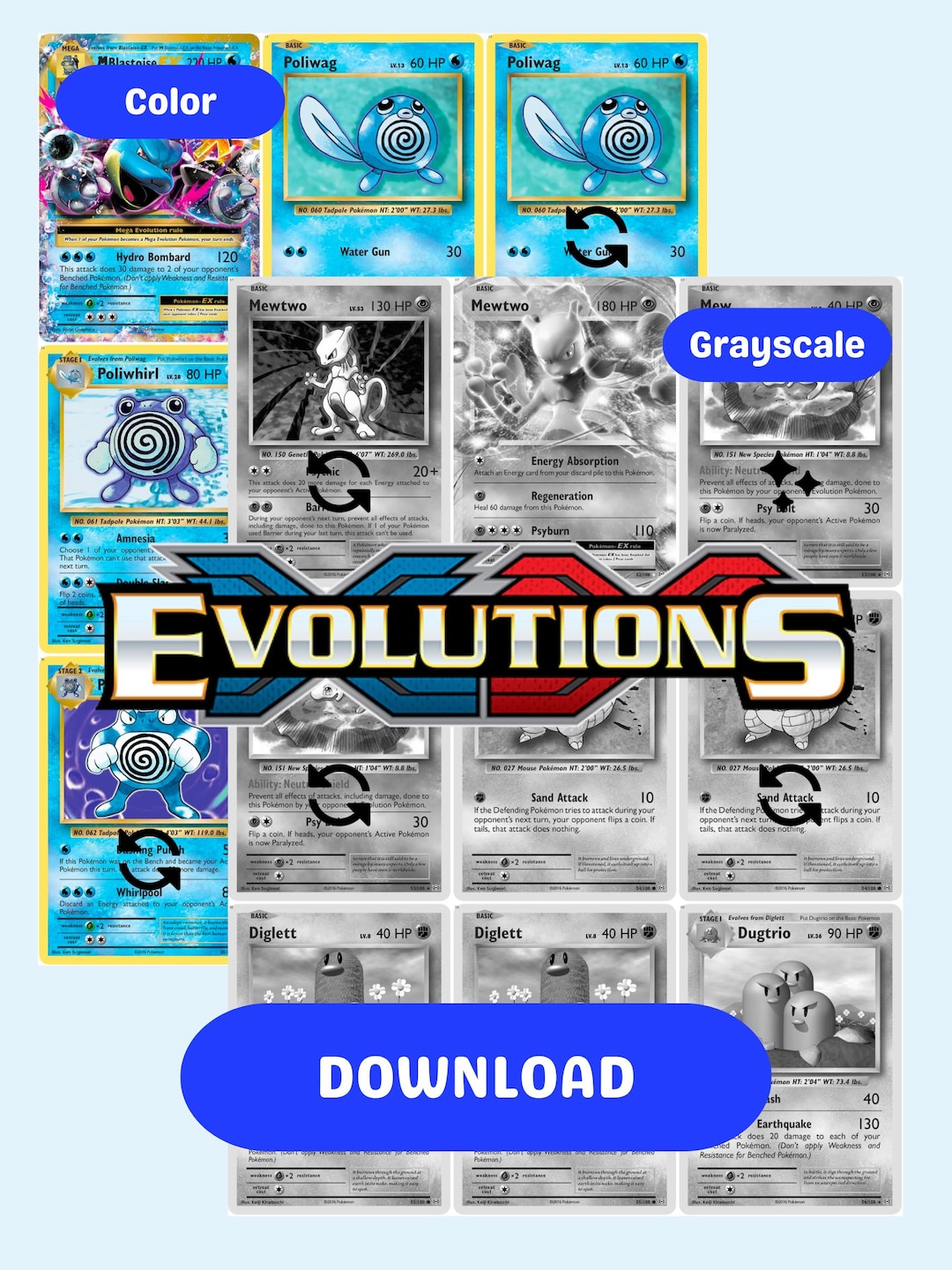 pokemon xy evolutions card set Pokemon XY Evolutions Kanto Power Collection Ex Box (Mewtwo/Slowbro) –  Trading Card Market