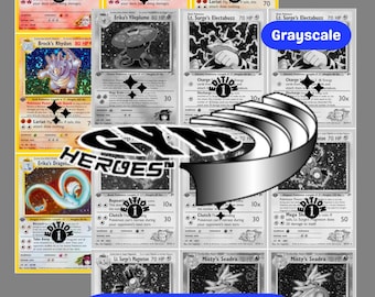 Gimnasio: Juego maestro imprimible de Heroes con marcadores de posición para carpeta + lista de verificación (descarga digital)