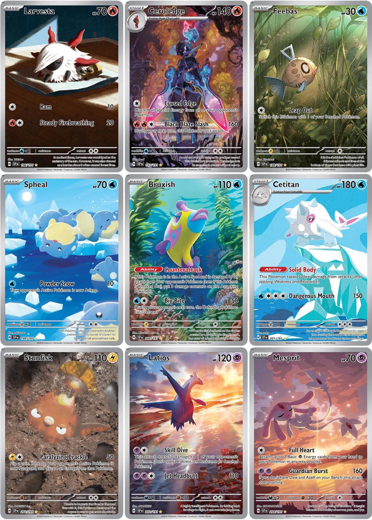 pokemon scarlet violet surging sparks card list Pokmon Booster Pack As the shoreline crackles with energy Scarlet Violet Surging Sparks Card
