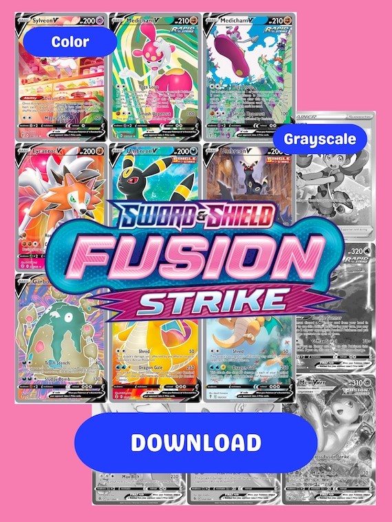 Sword & Shield: Fusion Strike Printable Master and Complete Set Binder Placeholders + Checklist (digital Download) - Etsy Sword & Shield: Fusion Strike Printable Master and Complete Set Binder Placeholders + Checklist (digital Download) - Etsy
