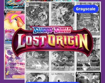 Sword & Shield: Lost Origin Printable Master and Complete Set Binder Placeholders + Checklist (Digital Download)