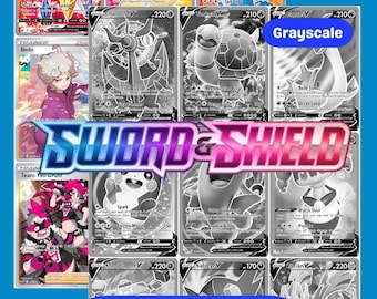 Sword & Shield: basisset afdrukbare master en complete set tijdelijke aanduidingen voor bindmiddelen + checklist (digitale download)