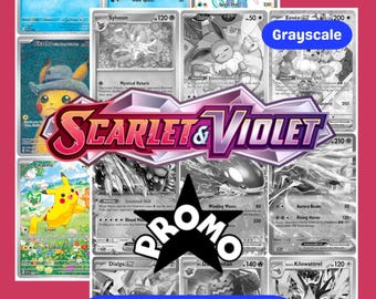 Scarlet & Violet: Promo Cards Printable Master Set Binder Placeholders + Checklist (Digital Download)