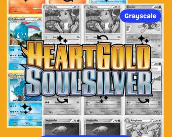 HeartGold & SoulSilver: Basis-Set Printable Master und Komplett-Set Platzhalter + Checkliste (Digitaler Download)