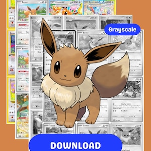 Eevee Complete en Master Set: afdrukbare bindpagina's en tijdelijke aanduidingen + checklist (Engelse editie)