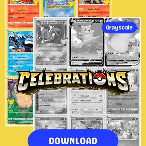 Celebrations Printable Master and Complete Set Binder Placeholders + Checklist (Digital Download)