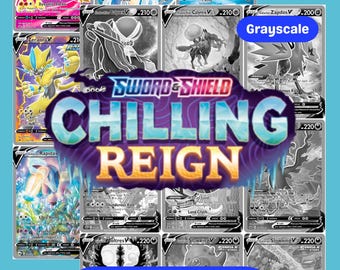 Sword & Shield: Chilling Reign Printable Master and Complete Set Binder Placeholders + Checklist (Digital Download)
