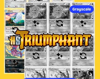 HeartGold & SoulSilver: Triumphant Legendary Treasures Printable Master und Komplettes Set Ordner Platzhalter + Checkliste (Digitaler Download)