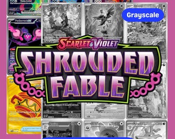Scarlet & Violet: Shrouded Fable Printable Master and Complete Set Binder Placeholders + Checklist (Digital Download)