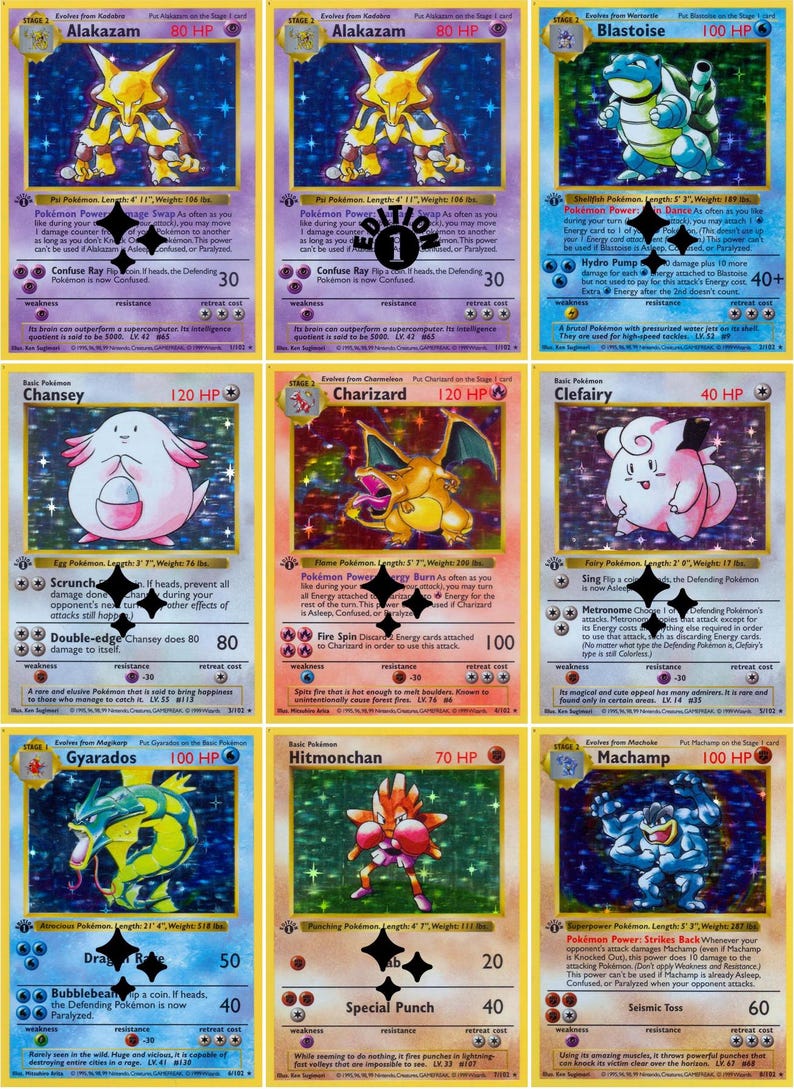 Base Set Masters Collection Base Set Printable Master and Complete Set Binder Placeholders ...