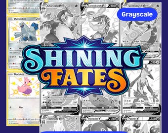 Sword & Shield: Shining Fates Printable Master and Complete Set Binder Placeholders + Checklist (Digital Download)