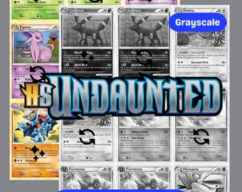 HeartGold & SoulSilver: Undaunted Legendary Treasures Printable Master und Komplettes Set Ordner Platzhalter + Checkliste (Digitaler Download)