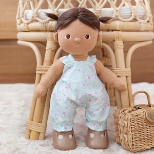Banjo Overalls In Petite Flowers Clothing Clothes To Fit The Dinkum Doll Dinkum Dolls