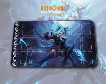 Playmat – Zeri – Riftbound LOL TCG Game Mat 24x14 inches (600x350x2mm)