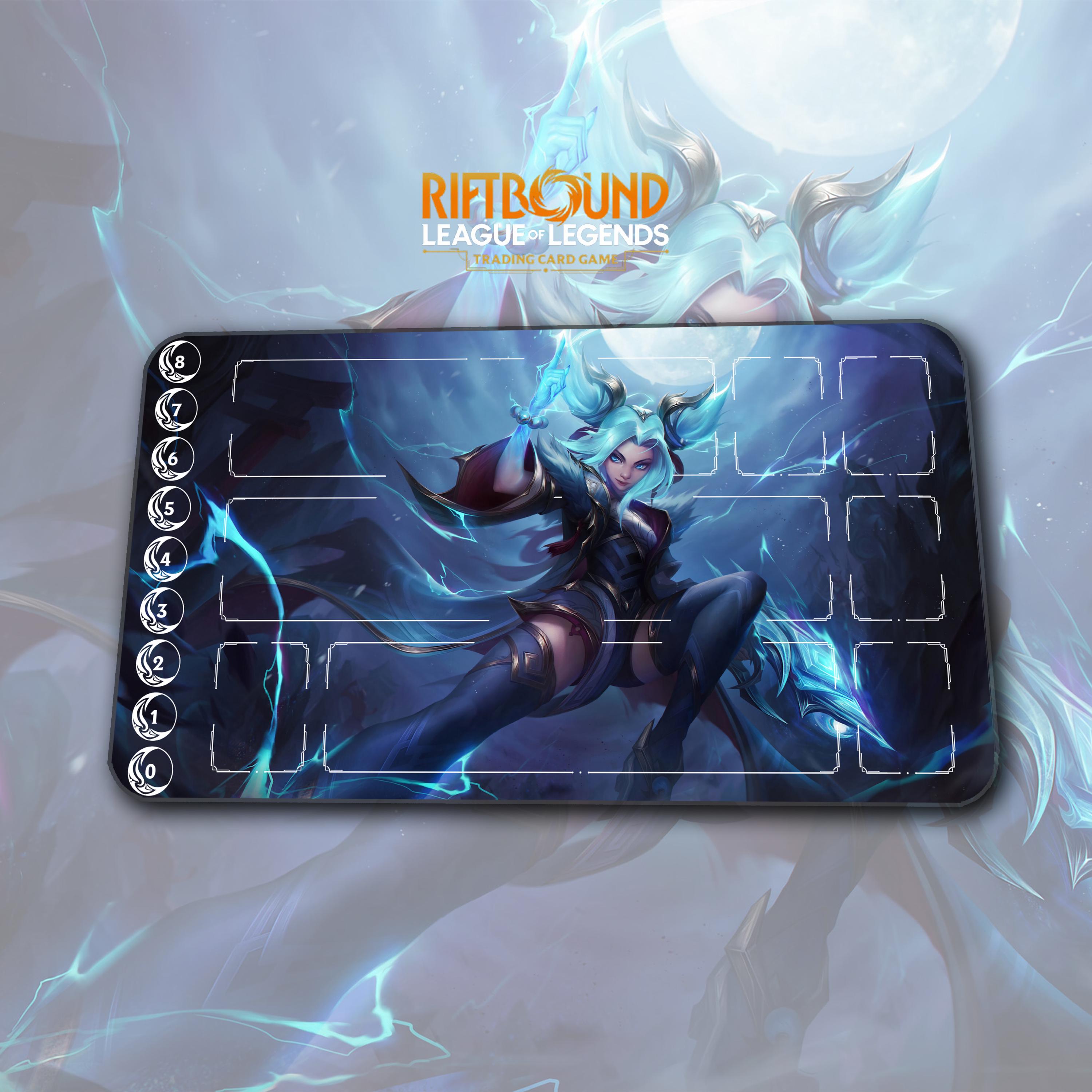 Playmat – Zeri – Riftbound LOL TCG Game Mat 24x14 Inches
