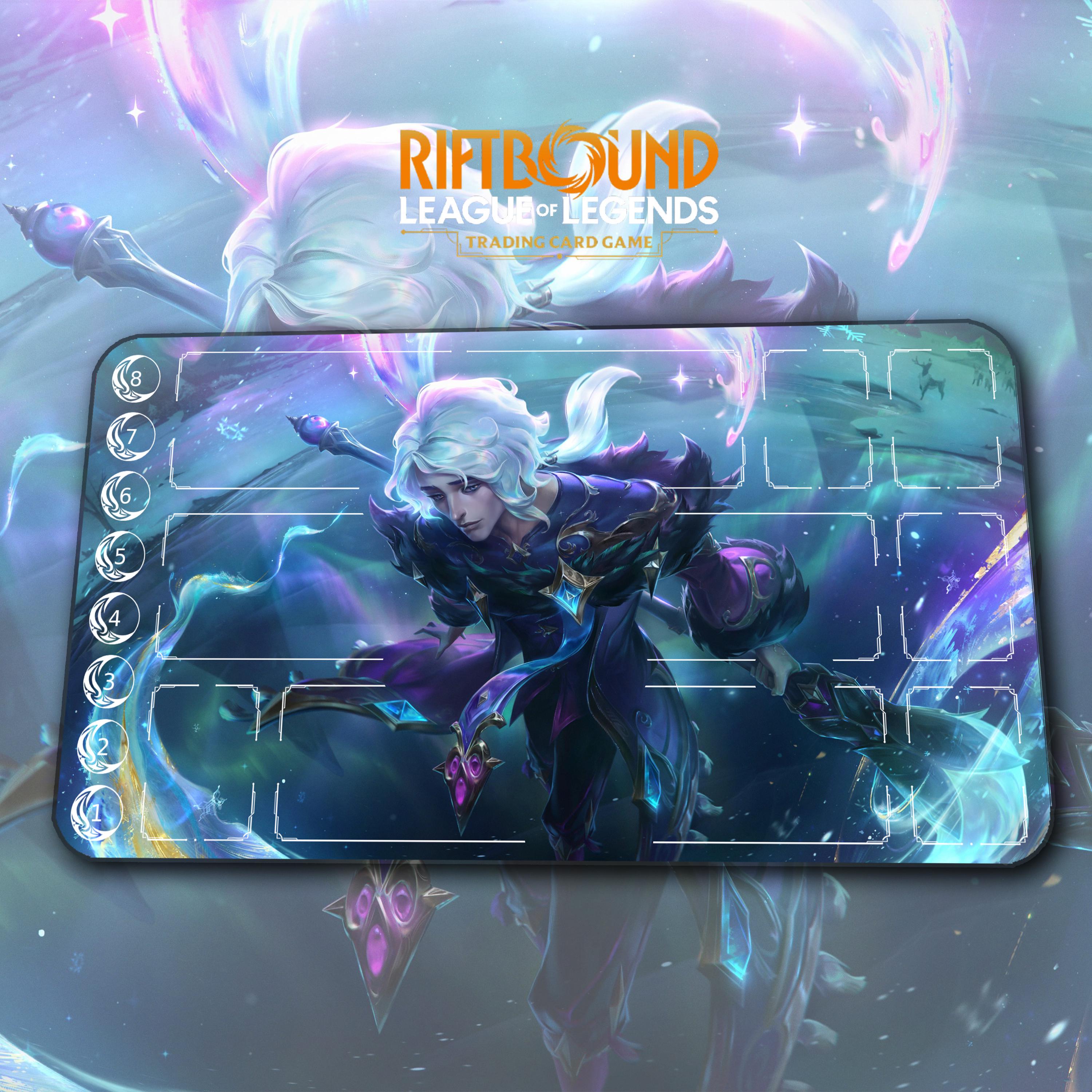Playmat – Hwei – Riftbound LOL TCG Game Mat 24x14 Inches