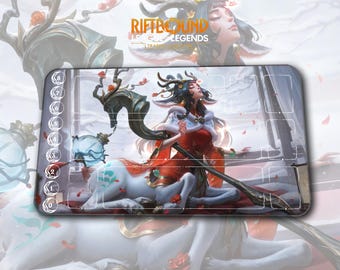 Playmat – Lillia Petals of Spring – Riftbound LOL TCG Game Mat 24x14 inches (600x350x2mm)