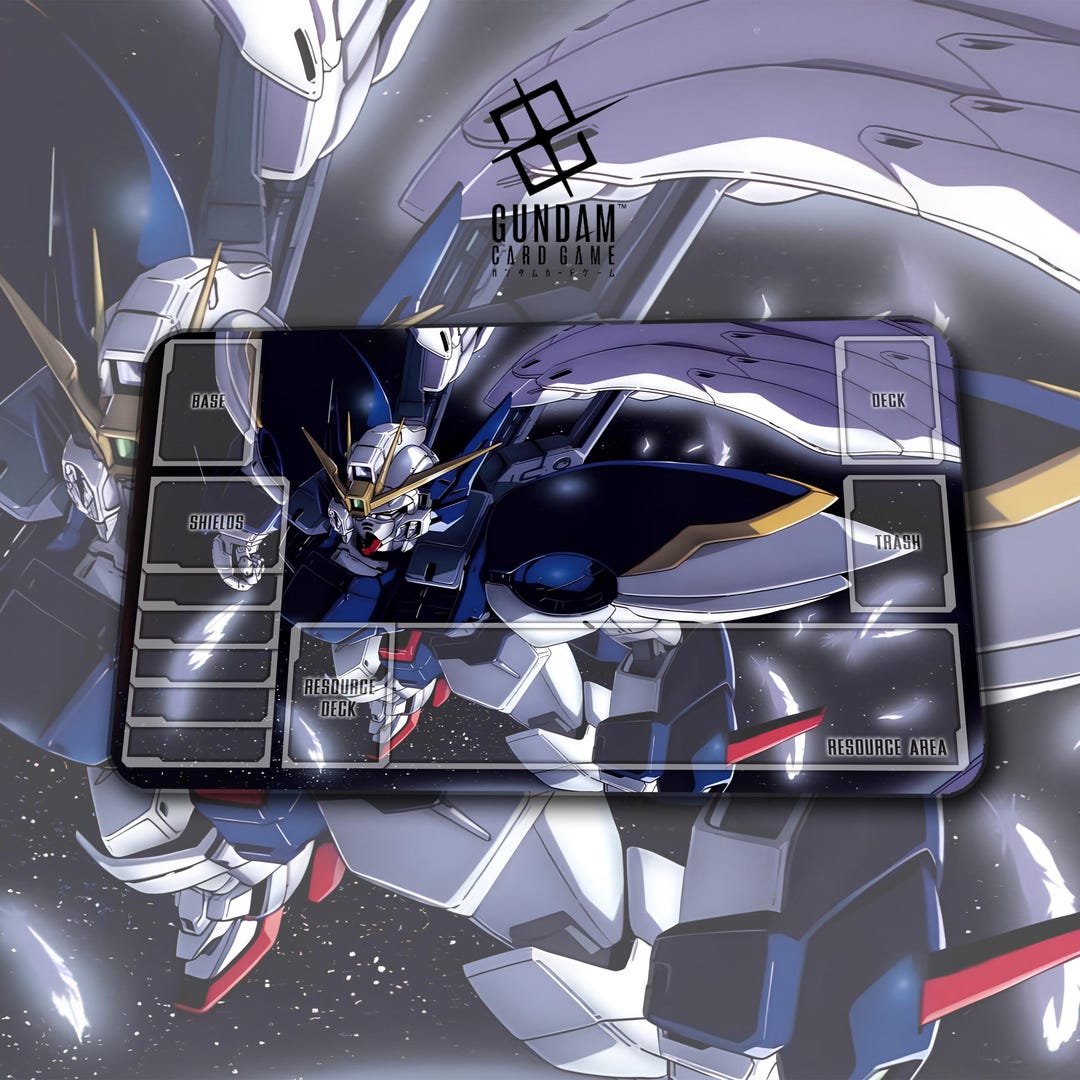 ガンダムプレイマット – ウイングガンダム – TCG / 600 x 350 x 2 mm
