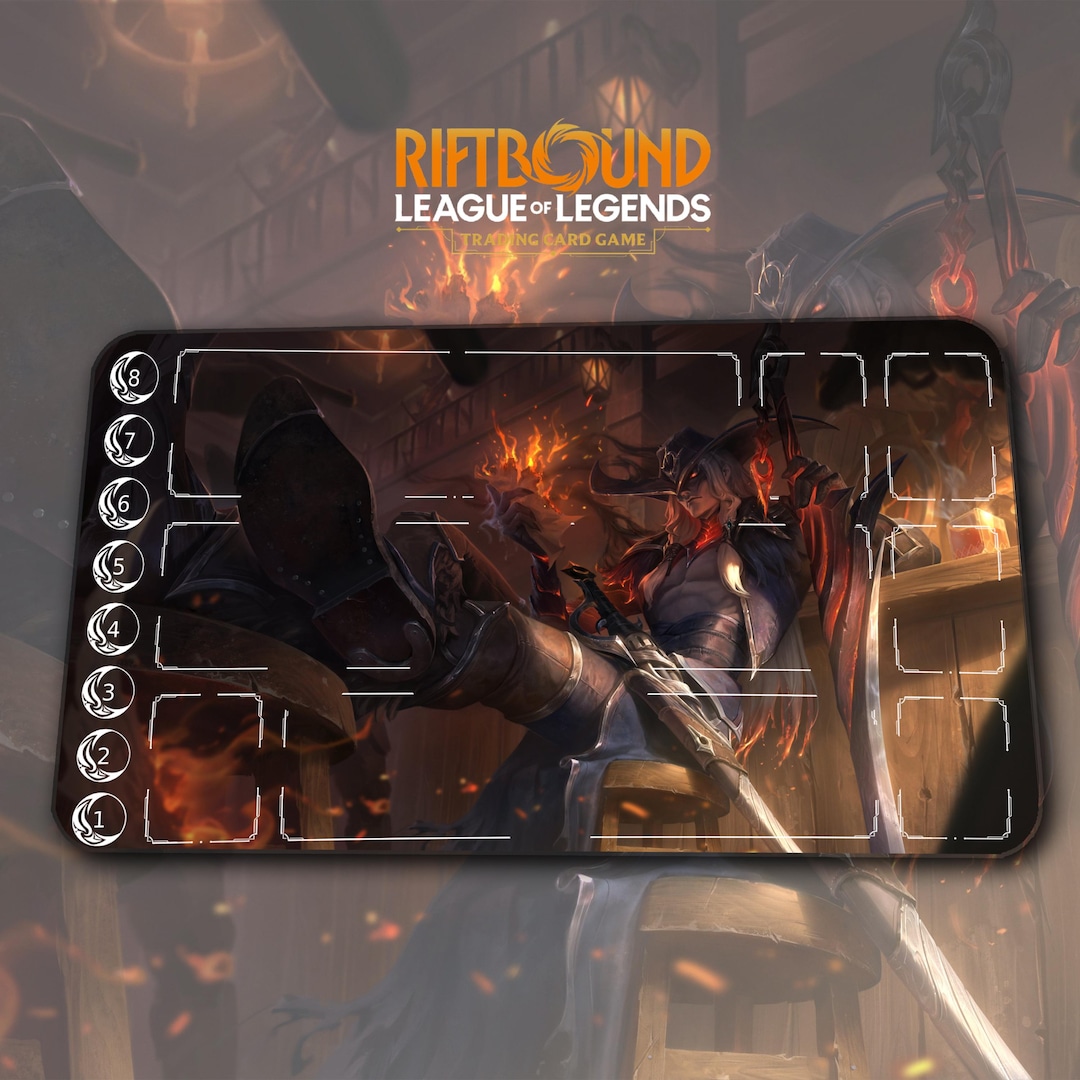 Playmat – Yone – Riftbound LOL TCG Game Mat 24x14 Inches (600x350x2mm ...