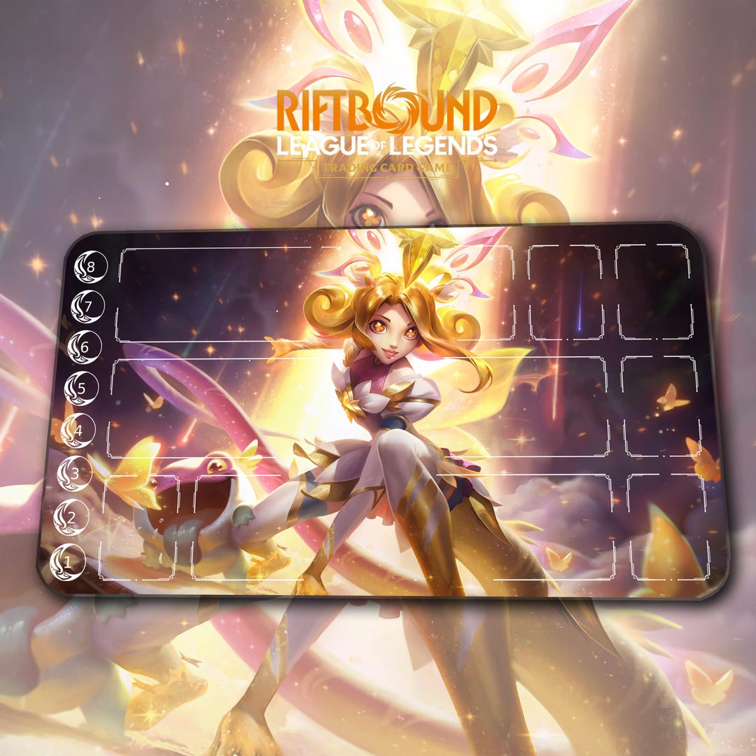 Neeko Riftbound Playmat – Neeko – Riftbound LOL TCG Game Mat 24x14 Inches (600x350x2mm ...